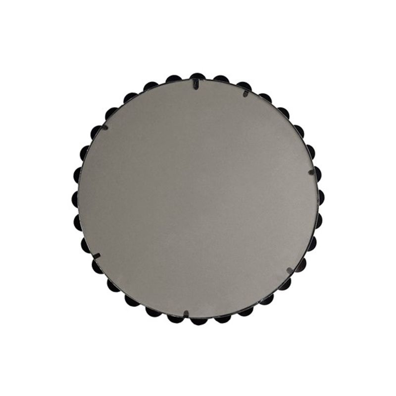 Marlowe Beaded Round Wall Mirror 27"D