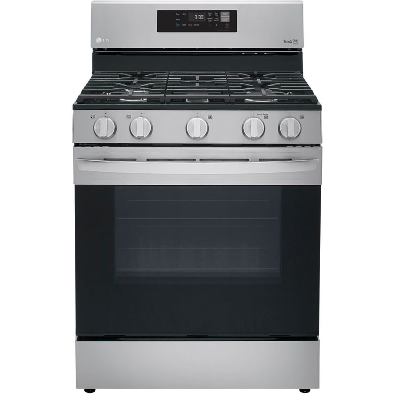 LG 5.8-Cu. Ft. Gas Smart Range with EasyClean, Stainless Steel