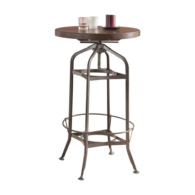 ACME Kaeso Bar Table, Walnut & Gunmetal