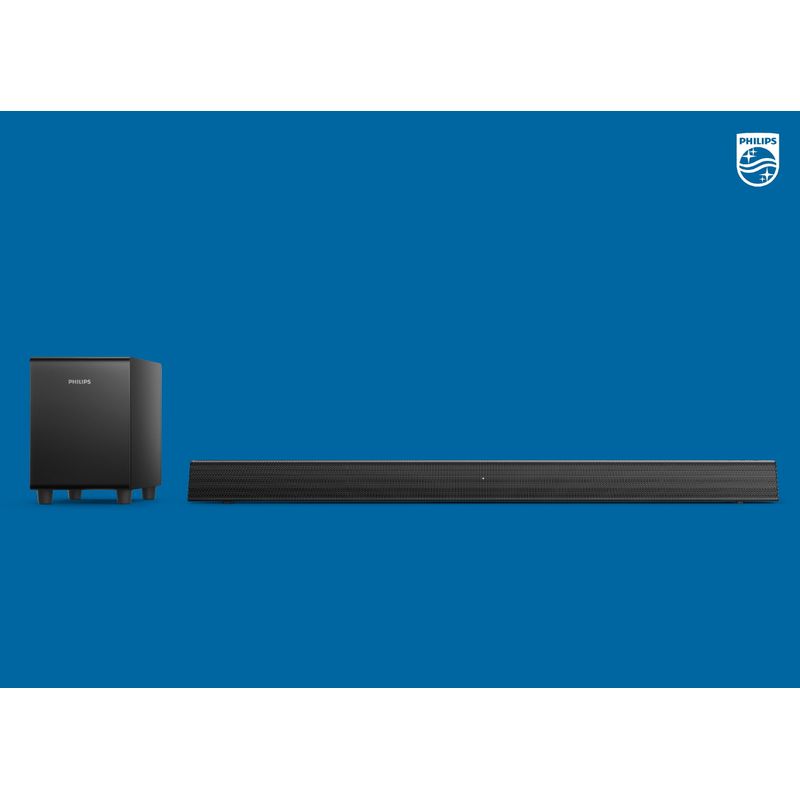 Philips TAB5305/37 140W max 2.1 Soundbar Speaker with Wireless Subwoofer (Refurbished)