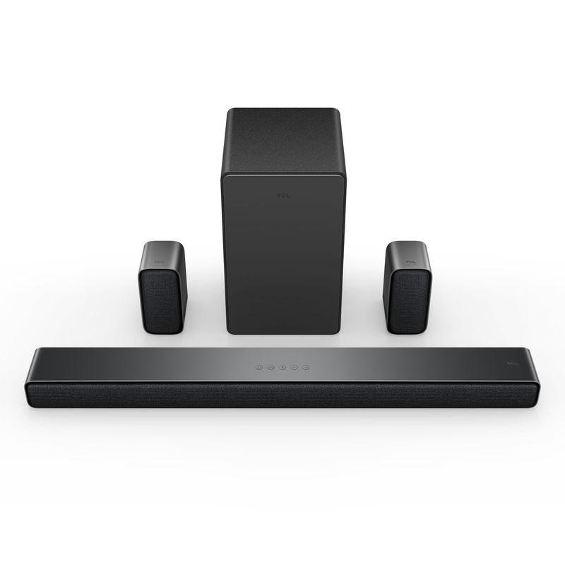 TCL - Q Class Premium 5.1 Channel Soundbar w/ Wireless Subwoofer & 2 Rear Speakers