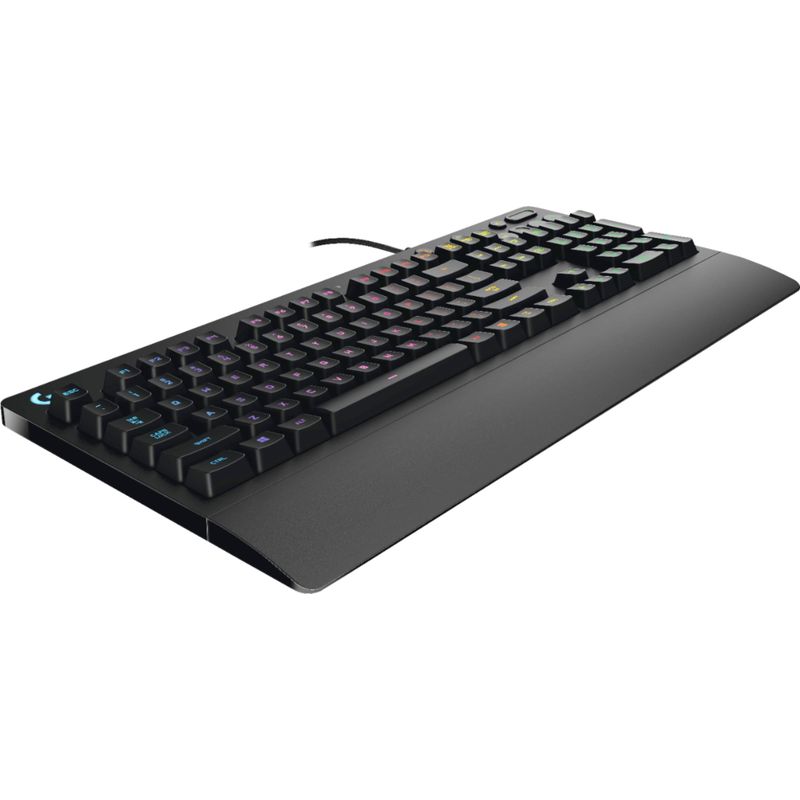 Logitech - Prodigy G213 Full-size Wired Membrane Gaming Keyboard with RGB Backlighting - Black