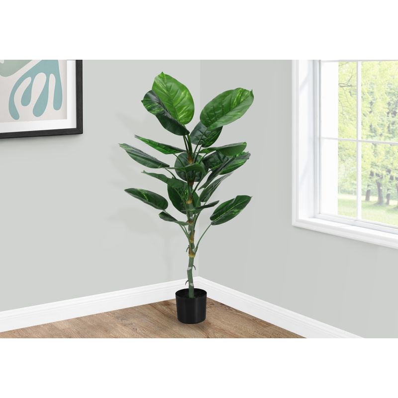 Artificial Plant - 54"H / Indoor Dieffenbachia / 6" Pot