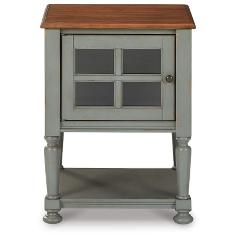 Gray/Brown Mirimyn Accent Cabinet