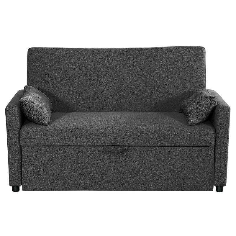 Taite 58 in. Convertible Pull Out Sleeper Sofa Bed