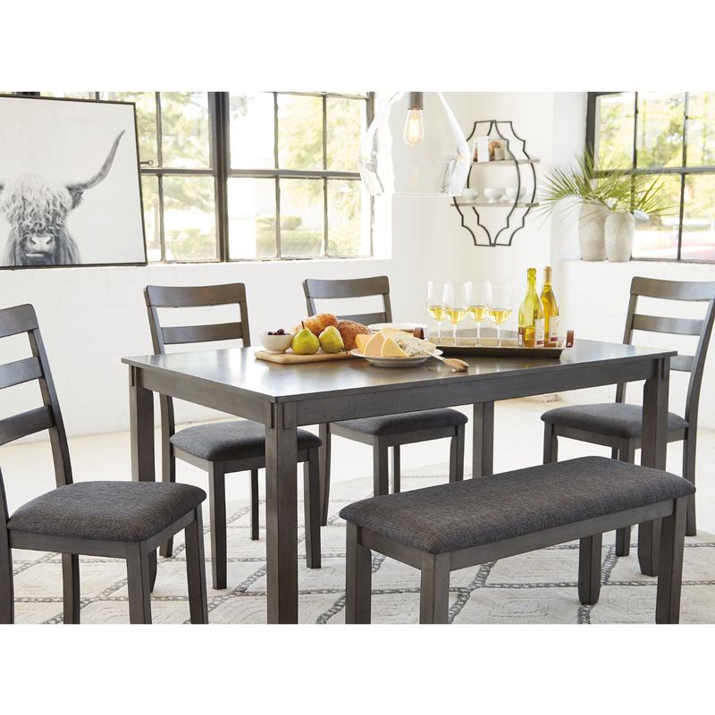 Bridson Rectangular Dining Room Table Set (6/CN)