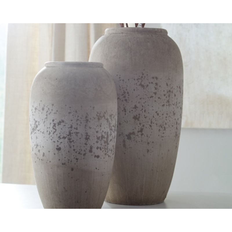 Brown/Cream Dimitra Vase Set (2/CN)