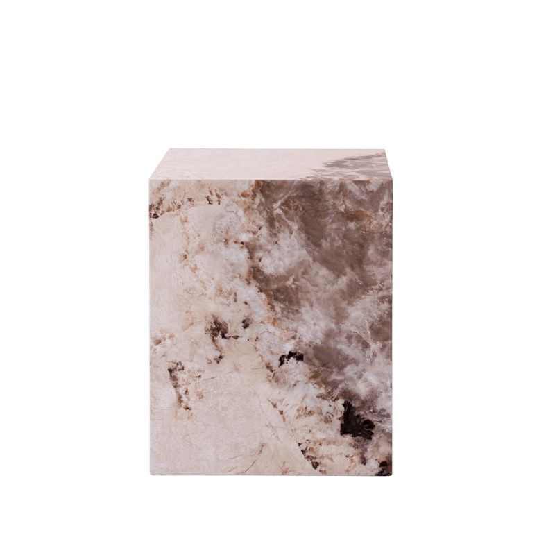 ACME Fultan End Table in Engineered Stone Finish