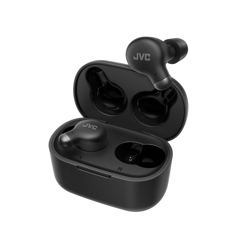 JVC - Marshmallow Plus True Wireless Headphones with Noise Cancelling - Black