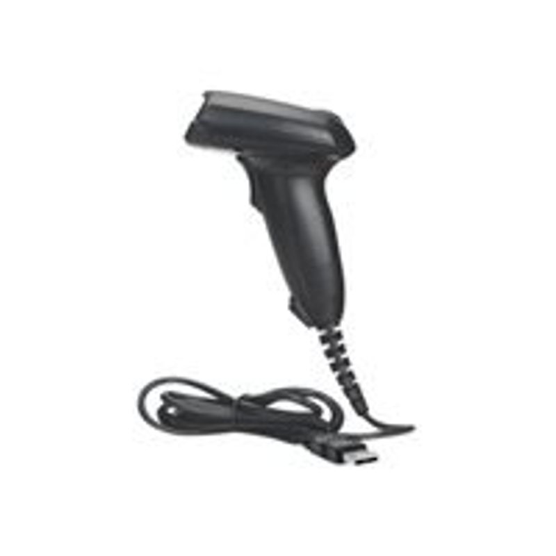 Manhattan Long Range CCD Handheld Barcode Scanner USB 500mm Scan Depth Cable 1.5m Max Ambient Light 10000 lux (sunlight) Black Three Year Wa