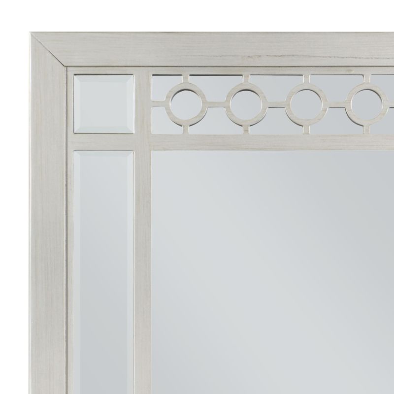 ACME Varian Mirror, Silver & Mirrored Finish