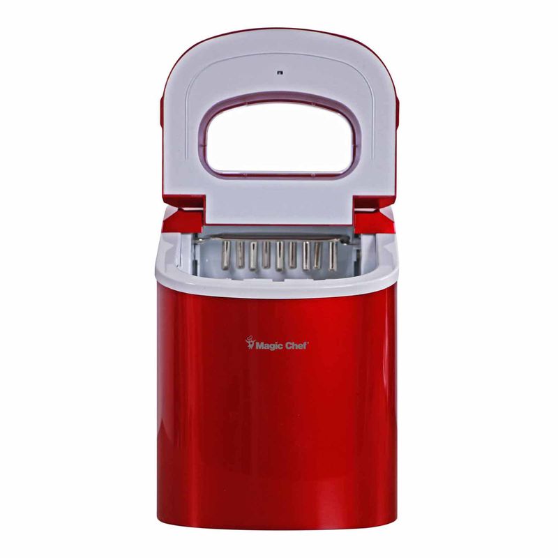 Magic Chef 27 lb. Red Countertop Ice Maker