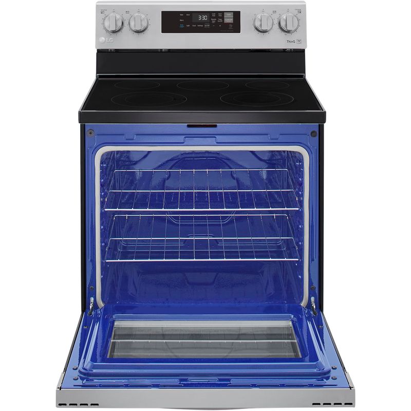 LG 6.3-Cu. Ft. Electric Smart Range with EasyClean, Stainless Steel