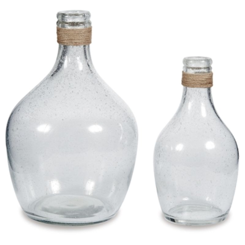 Clear Marcin Vase Set (2/CN)