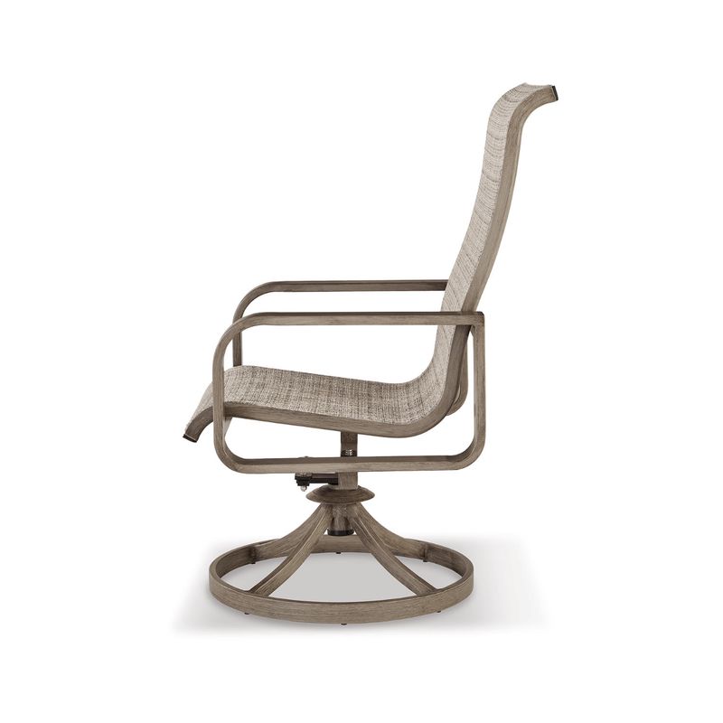 Beach Front Sling Swivel Chair (Set of 2)