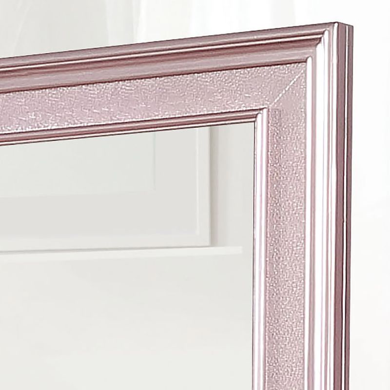 Contemporary Mirror in Rose Gold