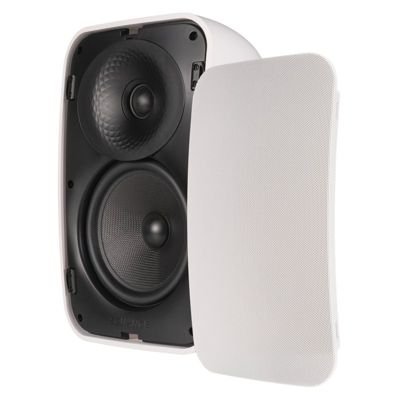 Sonance - MX62 SST SINGLE SPEAKER - Mariner MX Series 6-1/2" 2-Way Outdoor Surface Mount Single Stereo Speaker (Each) - Paintable White
