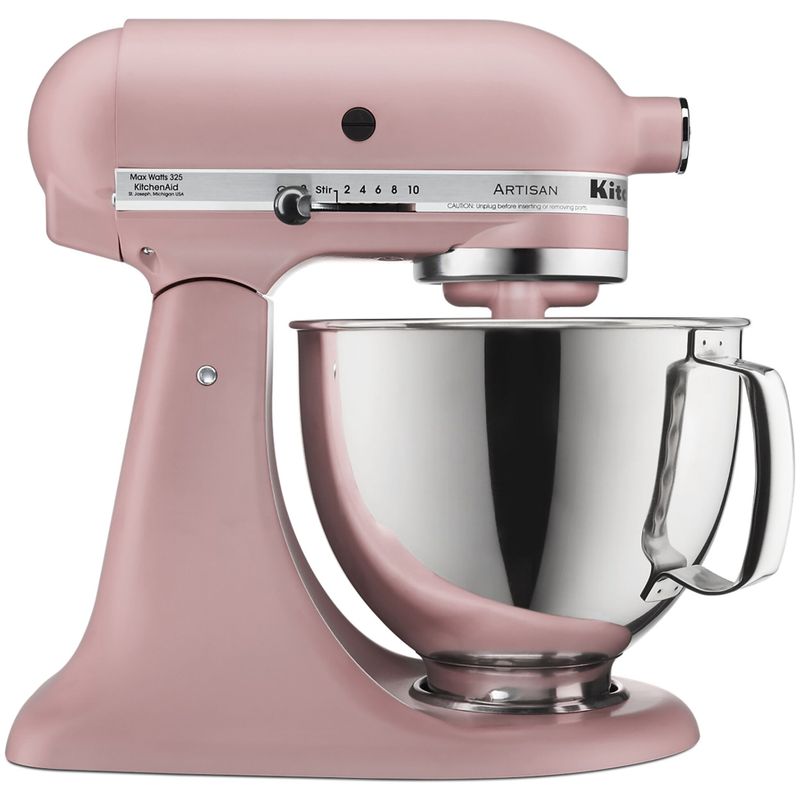 KitchenAid Artisan Series 325-Watt Tilt-Back Head Stand Mixer in Matte Dried Rose