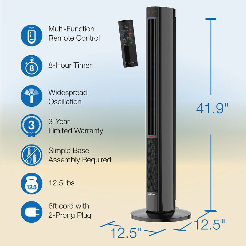 Lasko All Season Comfort Control Tower Fan and Space Heater in One