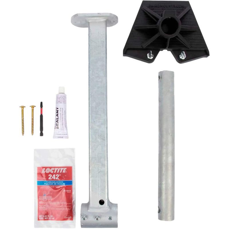 Baird Mounts - Starlink Long Wall Mount - Galvanized Steel