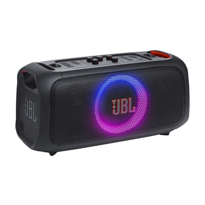 JBL - PartyBox On-The-Go Essential Portable Party Speaker w/ Lights & Mic