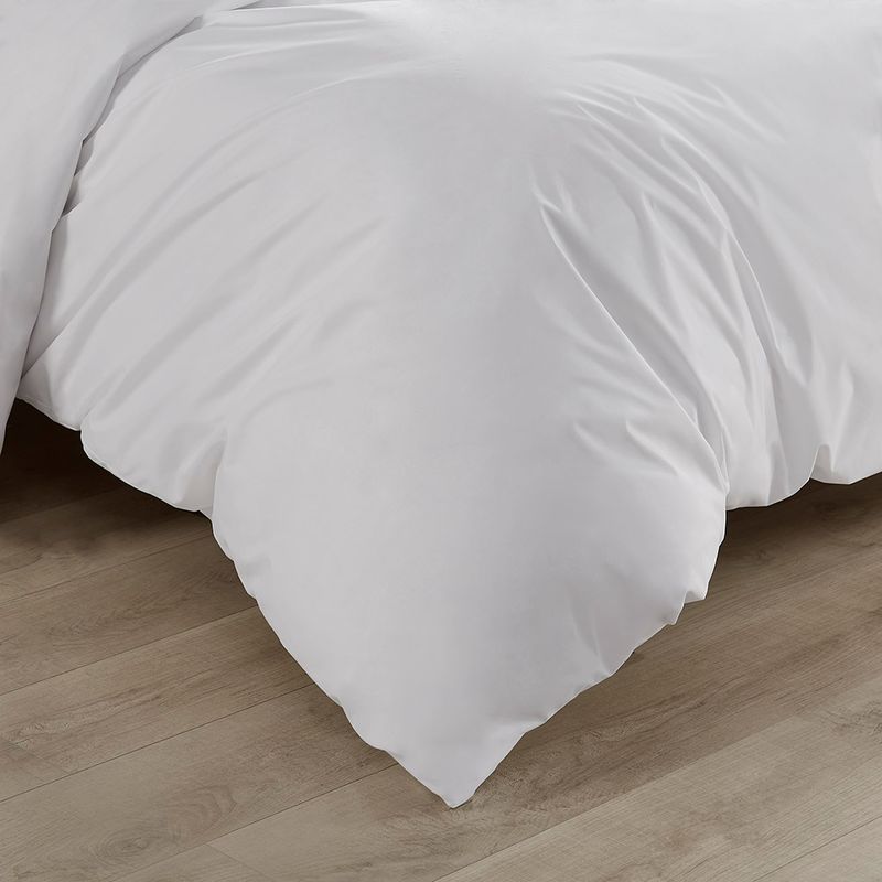 White Bed Guardian 3M Scotchgard Comforter Protector King