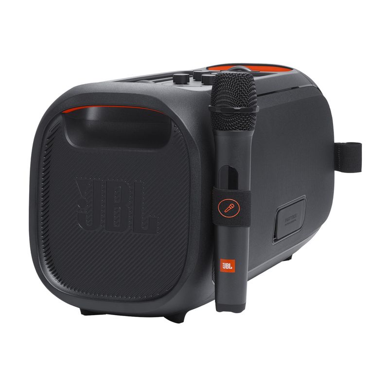 JBL - PartyBox On-The-Go Essential Portable Party Speaker w/ Lights & Mic