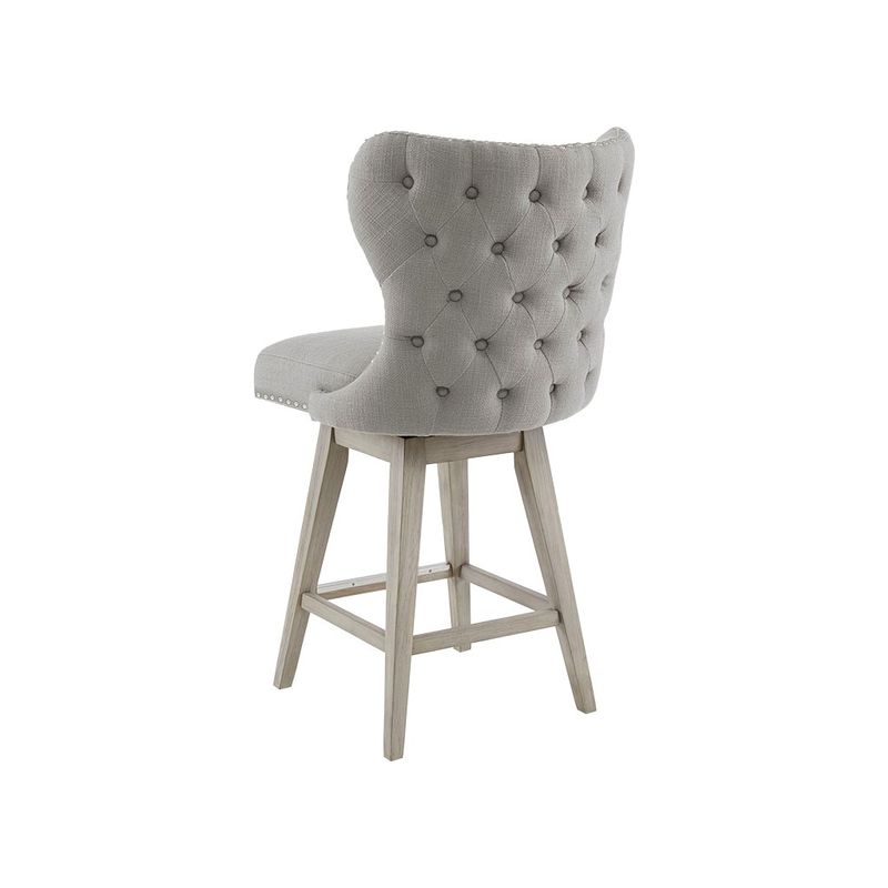 Enzo Grey Swivel Counter Stool