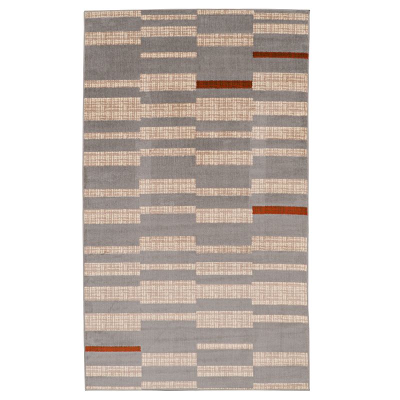 Callahan Light Gray And Bone 4.3X7.3 Area Rug