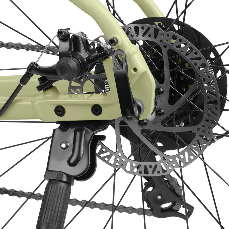 Atlas Fitness Hybrid Bike - Step Through 21-Speed Spring Green