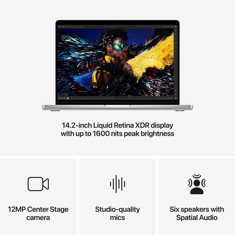 Apple - MacBook Pro 14-inch Apple M4 Max chip Built for Apple Intelligence - 36GB Memory - 1TB SSD - Silver