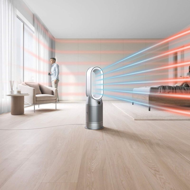 Dyson - Hot+Cool Gen1 HP10 Purifier - White/Silver