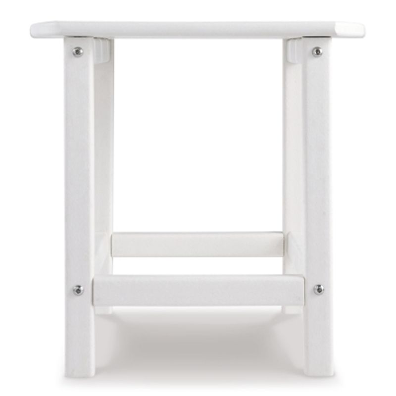 White Sundown Treasure Rectangular End Table