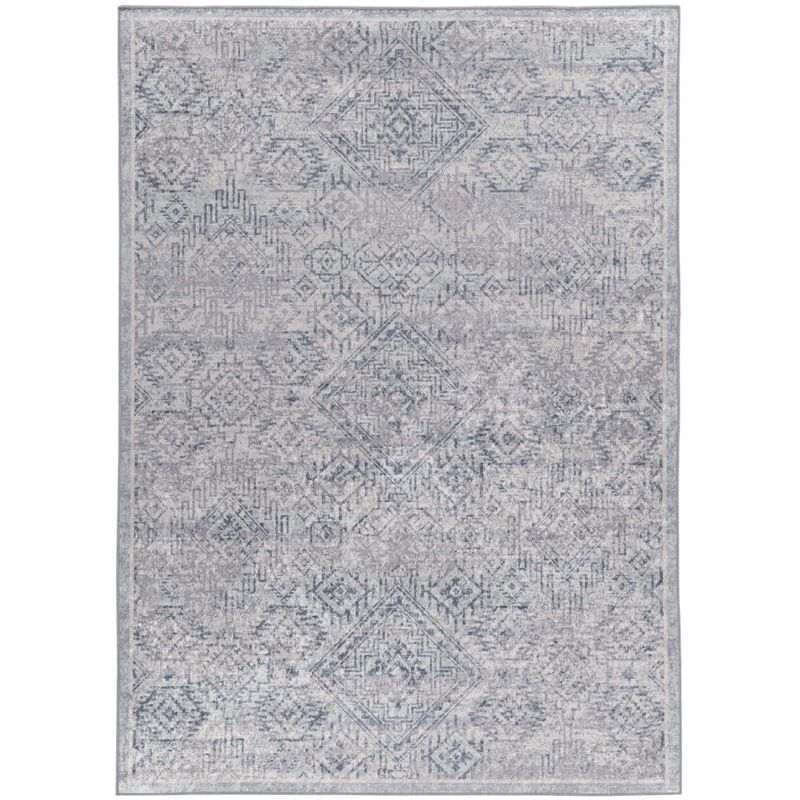 Hutchens Gray And Blue 2.2X3.2 Area Rug