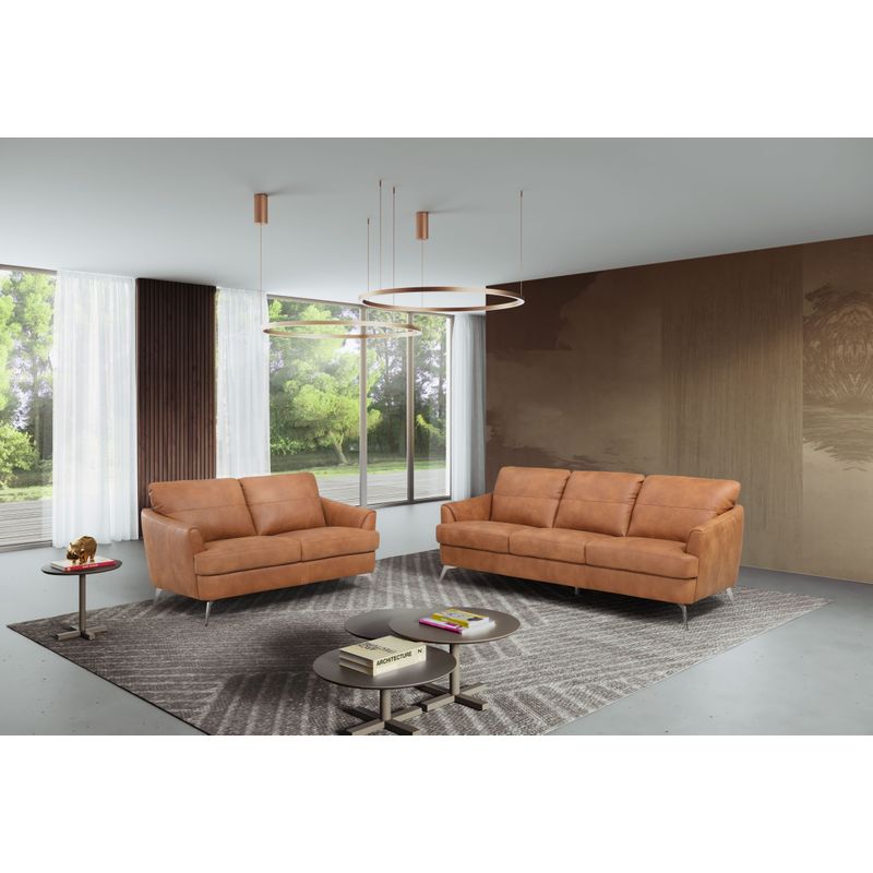 ACME Safi Chair, Camel Leather