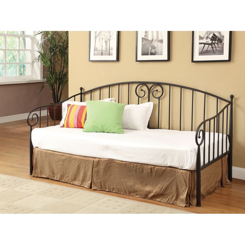 Twin Metal Daybed Black