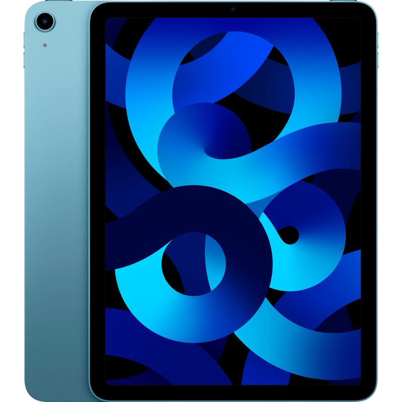 Apple - 10.9-Inch iPad Air - Latest Model - (5th Generation) with Wi-Fi - 64GB - Blue With Black Case Bundle