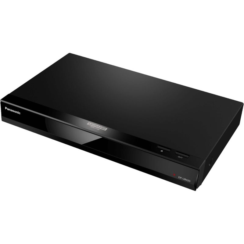 Panasonic - Streaming 4K Ultra HD Hi-Res Audio DVD/CD/3D Wi-Fi Built-In Blu-Ray Player, DP-UB420-K - Black