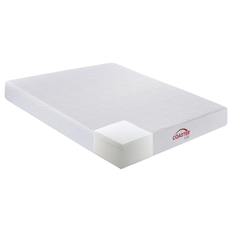 Key California King Memory Foam Mattress White