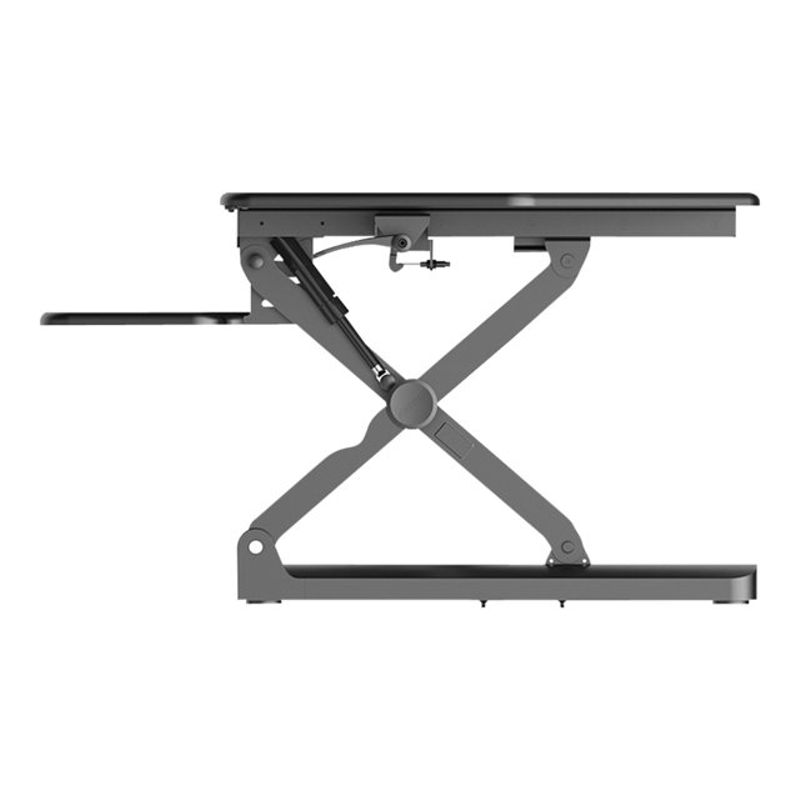 FlexiSpot M4B - standing desk converter - corner - black