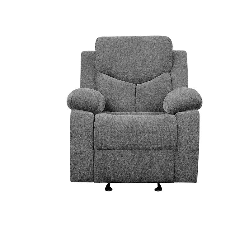 ACME Kalen Motion Glider Recliner, Gray Chenille