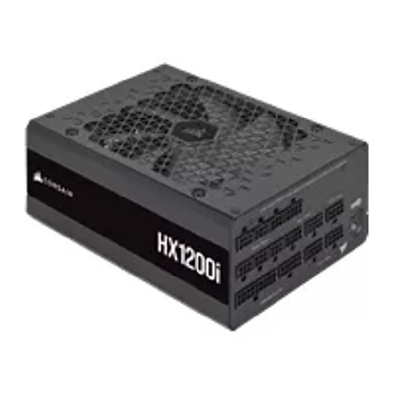 CORSAIR - HXi Series HX1200i 80 PLUS Platinum Cybenetics Platinum Fully Modular ATX Power Supply - Black