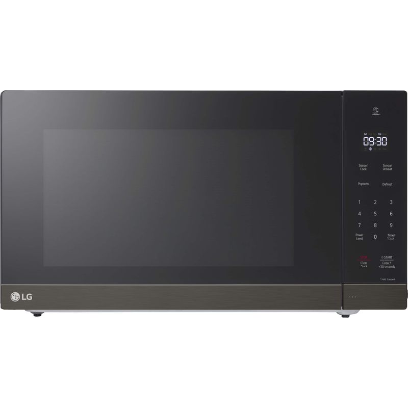 LG - 2.0 Cu. Ft. Countertop Microwave with Sensor Cooking and Smart Inverter - Black Stainless Steel
