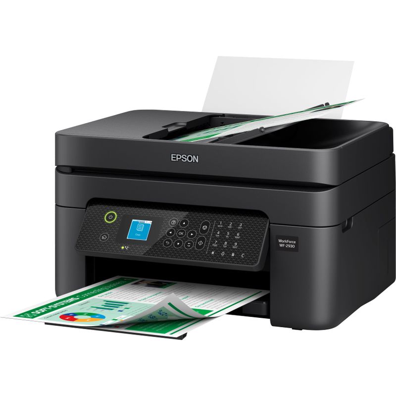 Epson - WorkForce WF-2930 All-in-One Inkjet Printer - Black