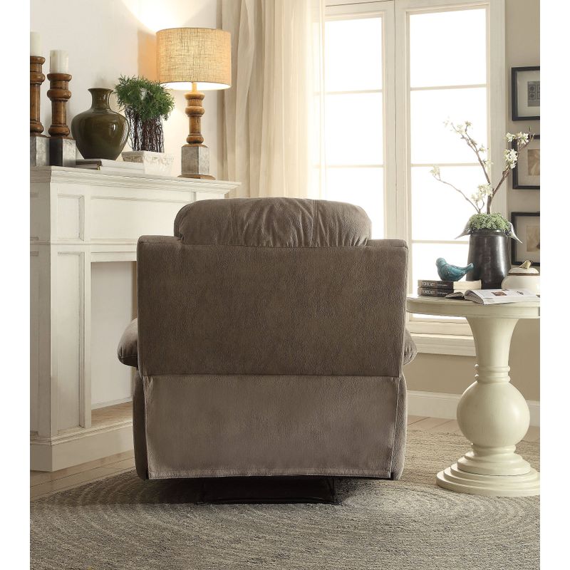 ACME Bina Motion Recliner, Gray Polished Microfiber