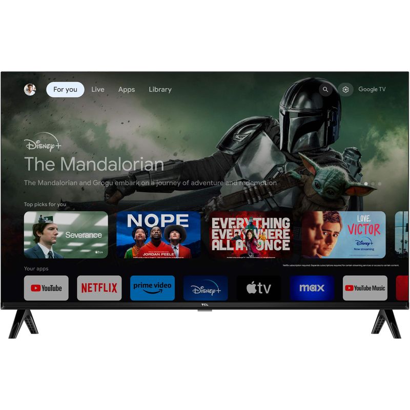 TCL - 32 Class S2-Series 720p HD LED Smart Google TV - 32S250G (2024)