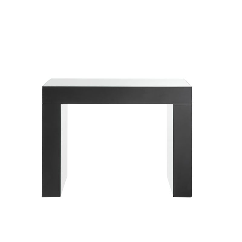 ACME Nysa Vanity Desk, Mirrored & Faux Crystals