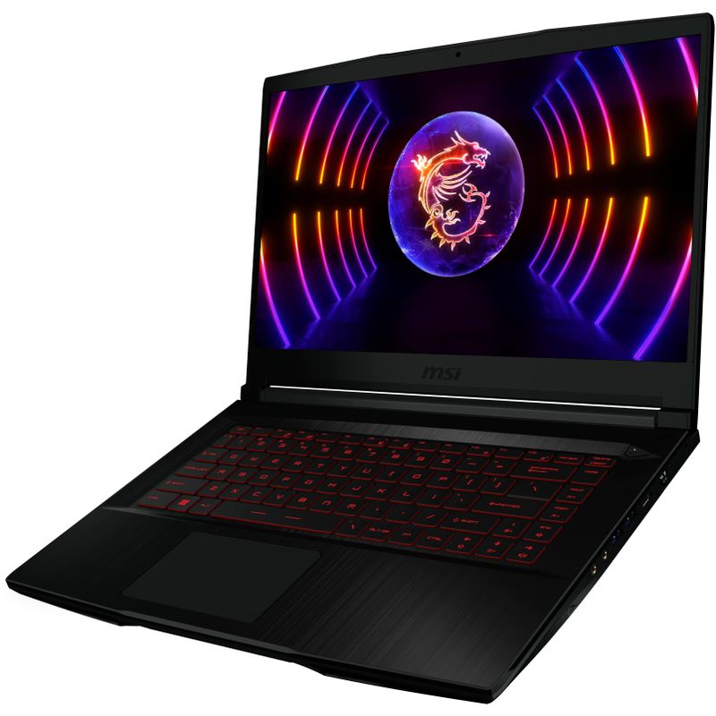 MSI - THIN GF63 15.6" 144Hz FHD Gaming Laptop-intel core i5-12450H with 8GB Memory-RTX 2050-1TB SSD - Black