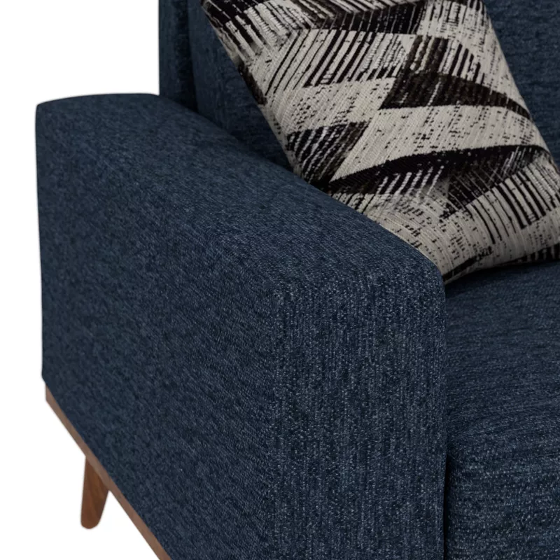 Heath Etna Blue Loveseat