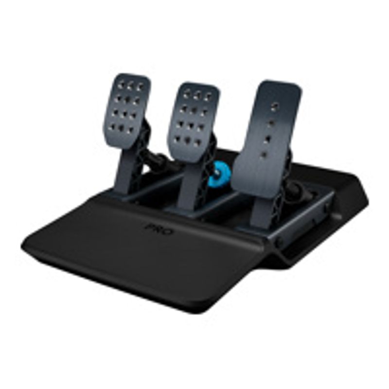 Logitech - PRO Racing Simulator Pedals with 100kg Load Cell Brake - Black